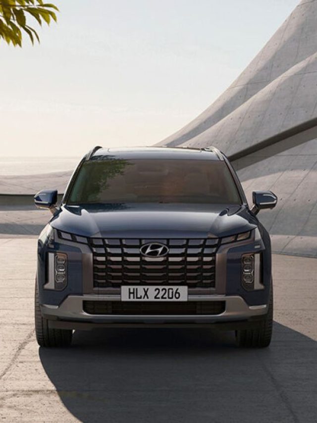 Hyundai Palisade SUV with incredible engine and safety and technology.