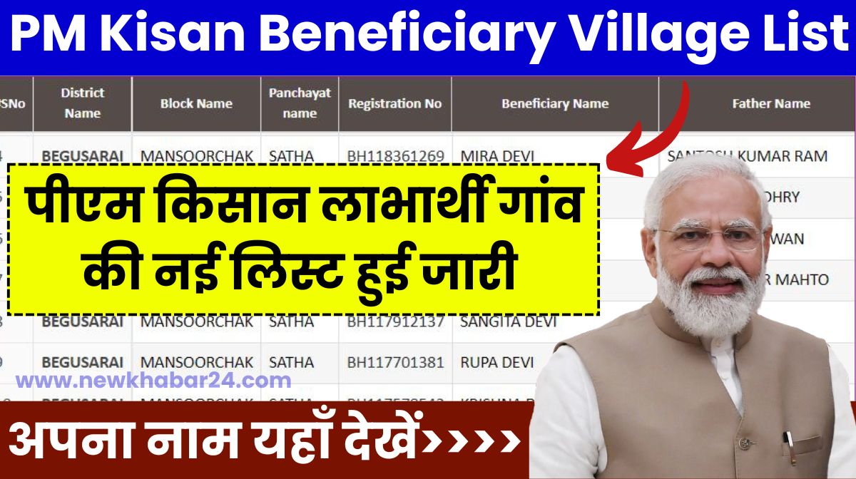 PM Kisan Beneficiary Village List